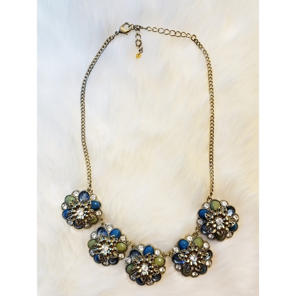 Floral Statement Necklace - Picture 2 of 5